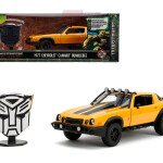 MODELO ESCALA 1/24 Jada  1977 Chevrolet Camaro Bumblebee – Transformers Rise of the Beasts – Hollywood Rides