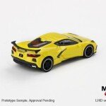 MODELO A ESCALA 1/64 Chevrolet Corvette Stingray Accelerate Yellow Metallic