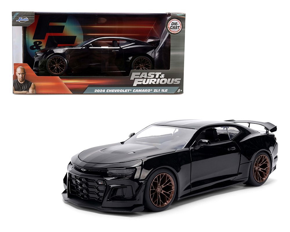 Jada 1:24 2024 Chevrolet Camaro ZL1 1LE – Black – Fast & Furious 25 Year Anniversary