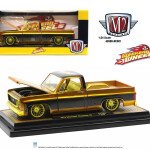 MODELO ESCALA M2 Machines 1:24 1973 Chevrolet Cheyenne 10 (Gold) – Weekend of Wheels Exclusive