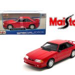 MODELO Maisto 1:24 1993 Ford Mustang SVT Cobra – Red – Special Edition