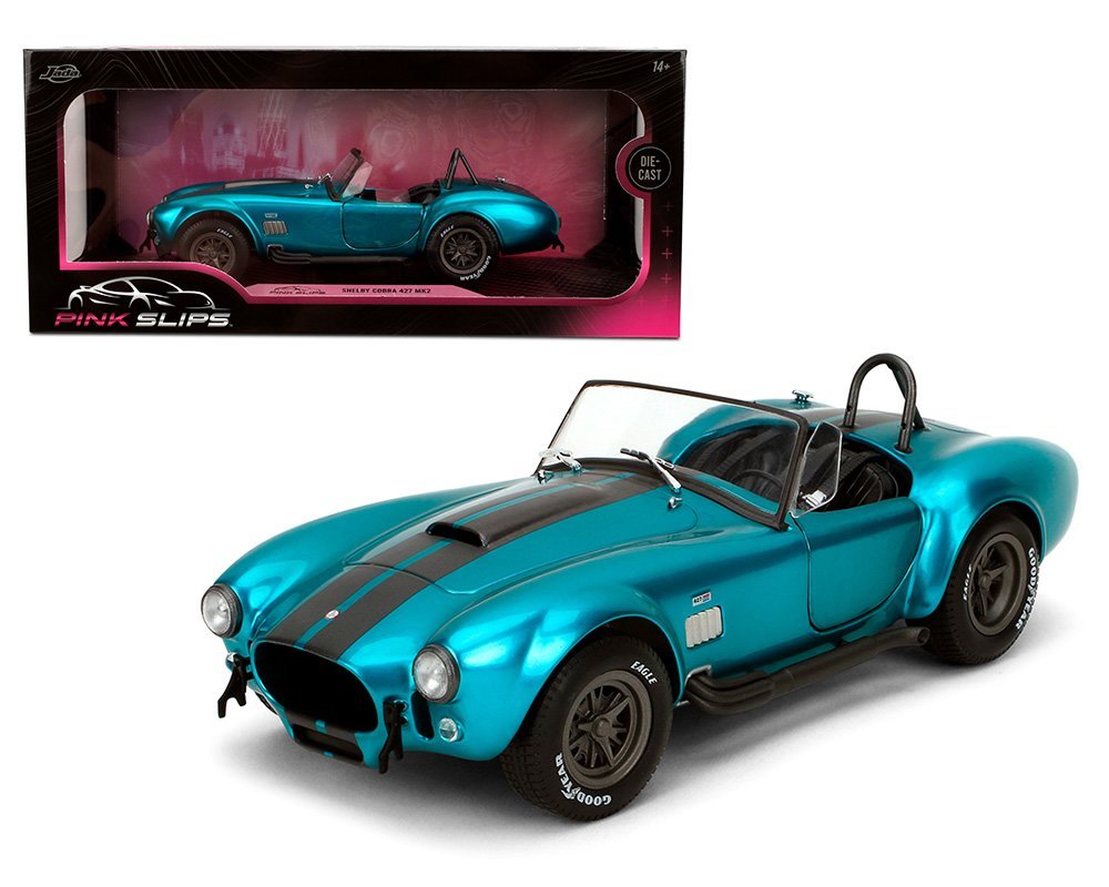 Jada 1:18 Shelby Cobra 427 MKII – Teal – Pink Slips