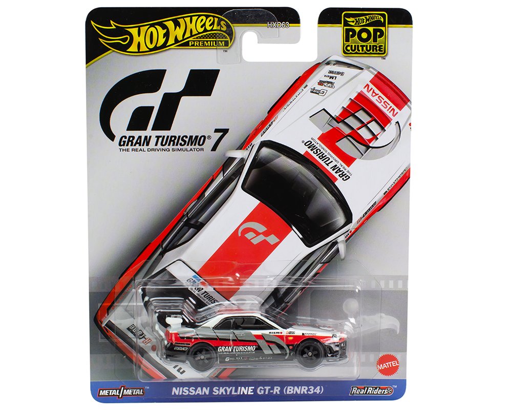 Hot Wheels 1:64 Pop Culture C Case 2024 – Nissan Skyline GTR (BNR34) Gran Turismo 7