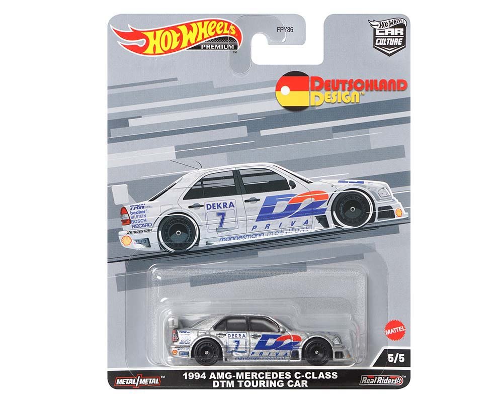 MODELO Hot Wheels 1:64 1994 Mercedes Benz C Class DTM Touring Car #7 DEUTSCHLAND PRECIOS ESPECIALES