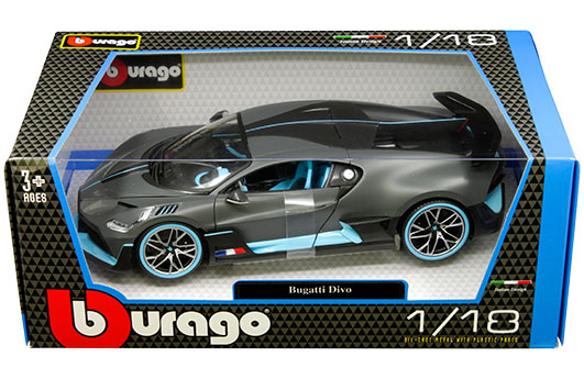 MODELO ESCALA 1:18 Bugatti Divo (Matte Grey)