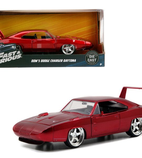 MODELO ESCALA Jada 1:24 1969 Dodge Charger Daytona – Fast & Furious