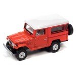 MODELO Johnny Lightning 1:64 Godzilla 1980 Toyota Land Cruiser – Red – Pop Culture 2023 Release 2 -FJ40