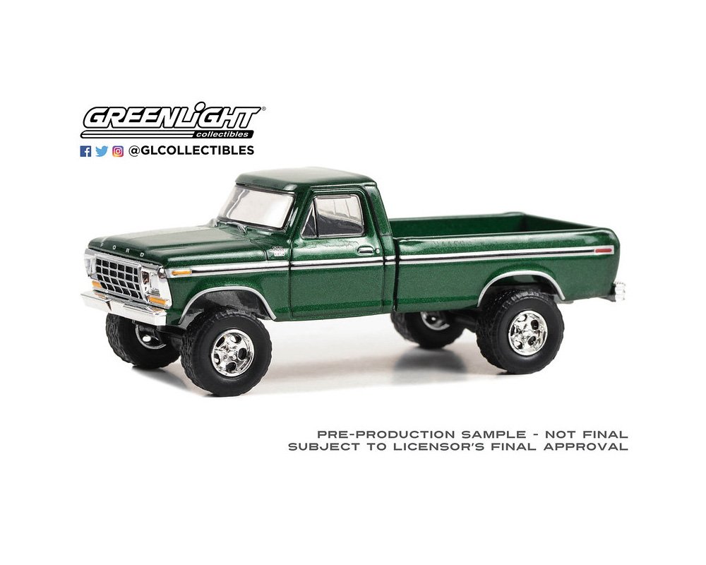 Greenlight 1:64 Barrett-Jackson ‘Scottsdale Edition’ Series 13 – 1979 Ford F-350 Custom – Emerald Green