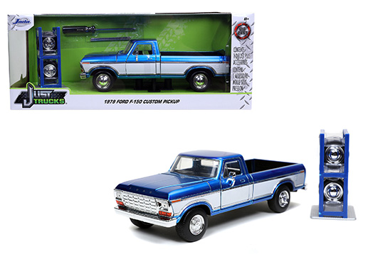MODELO ESCALA 1:24 1979 Ford F-150 Truck – Just Trucks with Rack and Extra Wheels