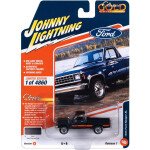 MODELO ESCALA 1/64 1985 Ford Ranger - Dark Charcoal Poly Diecast Model Truck by Johnny Lightning