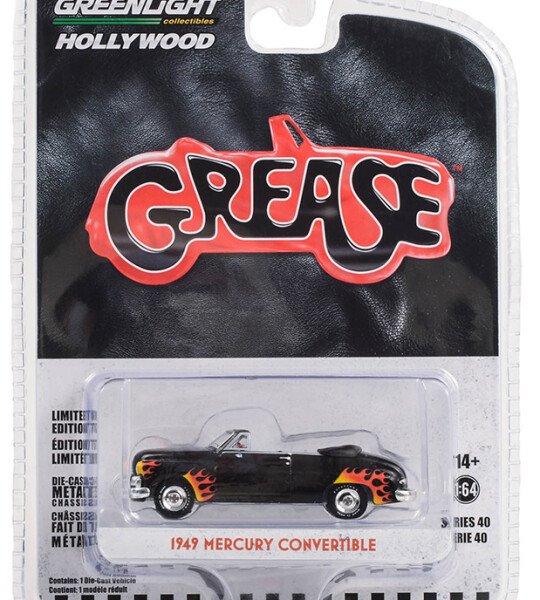 GREENLIGHT 1/64 1949 Mercury Convertible - Grease (1978) PELICULA VASELINA