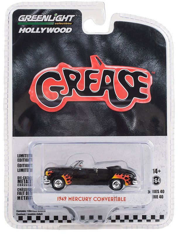 GREENLIGHT 1/64 1949 Mercury Convertible - Grease (1978) PELICULA VASELINA