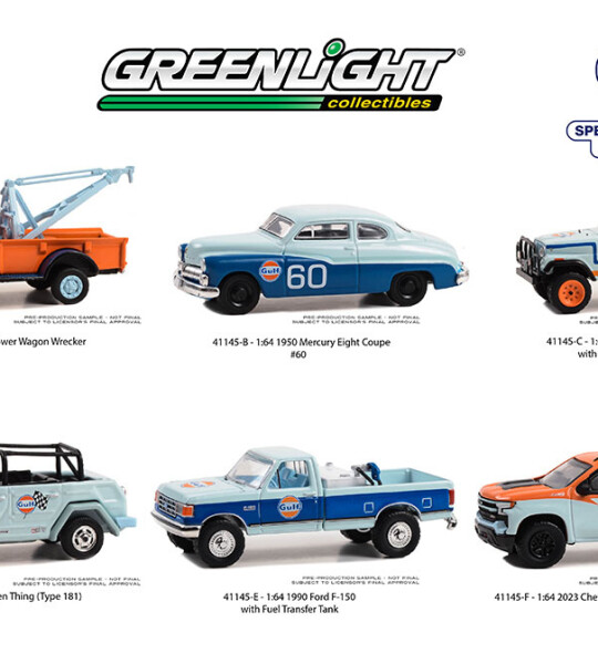 Greenlight 1:64 Gulf Oil Special Edition Series 2 Assortment