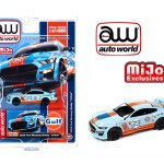 Auto World 1:64 2022 Ford Mustang Shelby GT500 GULF Limited 4,800 Pieces – Mijo Exclusives