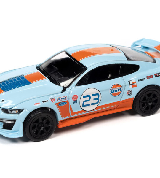 Auto World 1:64 2022 Ford Mustang Shelby GT500 GULF Limited 4,800 Pieces – Mijo Exclusives