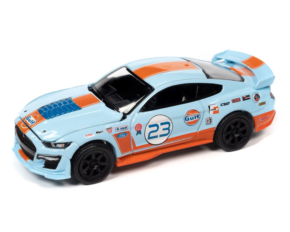 Auto World 1:64 2022 Ford Mustang Shelby GT500 GULF Limited 4,800 Pieces – Mijo Exclusives