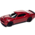 MODELO ESCALA 1:64 Dodge 2018 Challenger Hellcat Redline Tricoat Poly RD