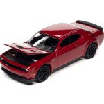 MODELO ESCALA 1:64 Dodge 2018 Challenger Hellcat Redline Tricoat Poly RD