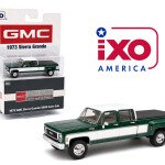 IXO Model 1:64 GMC Sierra Grande 3500 Crew Cab Dually – Green White – Limited Edition PICKUP CHEVROLET