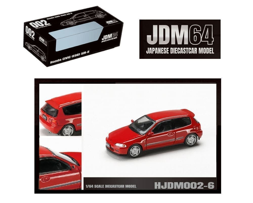 Hobby Japan 1:64 Honda CIVIC (EG6) SIR-II – Milano Red – JDM64 JAPAN PRECIOS ESPECIALES