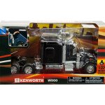 New Ray 1:32 Kenworth W900 Black Tractor Cab Only – LongHauler cabezal negro