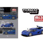 Tarmac Works 1:64 Koenigsegg Jesko Attack – Blue – Global64 – Mijo Exclusives