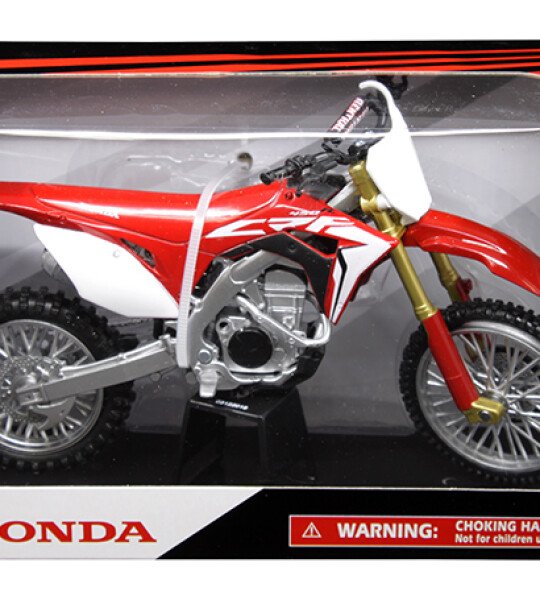 MODELO ESCALA 1/12 New Ray 1:12 2018 Honda CRF450 - MOTO