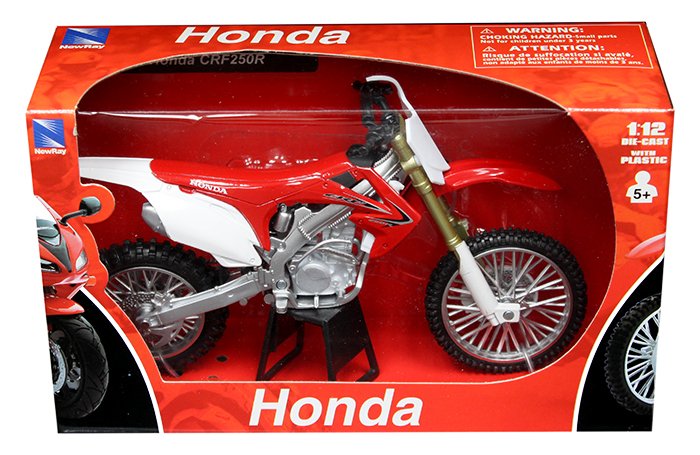 MODELO ESCALA 1/12 New Ray Honda 2012 CRF 250R - MOTO
