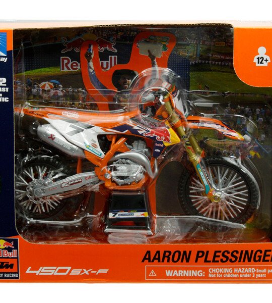 New Ray 1:12 KTM 450 SX-F Red Bull KTM Factory Racing #7 Aaron Plessinger – Motorcycles