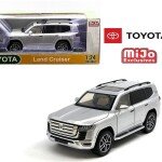 MiJo Exclusives 1:24 Toyota Land Cruiser 2023 – Silver - PLATEADO