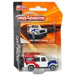 MODELO ESCALA Majorette 1:64 Racing Cars – Land Rover Defender 110 (Red/White/Blue) – MiJo Exclusives