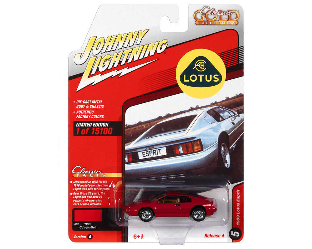 MODELO Johnny Lightning 1:64 – 1989 Lotus Esprit Turbo