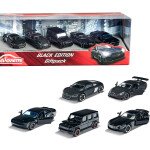 SET DE 5 MODELOS - Majorette 1:64 5-Car Set Gift Pack Black Edition 2023