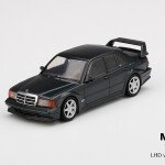 Mini GT 1:64 MiJo Exclusives Mercedes-Benz 190E 2.5-16 Evolution II Black LHD