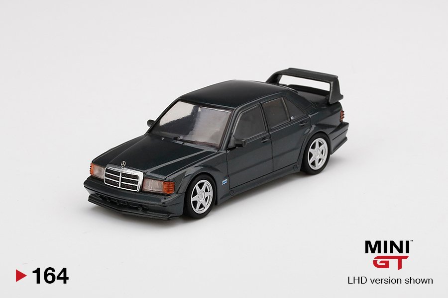 Mini GT 1:64 MiJo Exclusives Mercedes-Benz 190E 2.5-16 Evolution II Black LHD