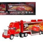 Jada 1:24 Mack Truck Disney Pixar Cars Die-Cast Model Car w/Trailer MCQUEEN
