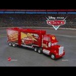 Jada 1:24 Mack Truck Disney Pixar Cars Die-Cast Model Car w/Trailer MCQUEEN