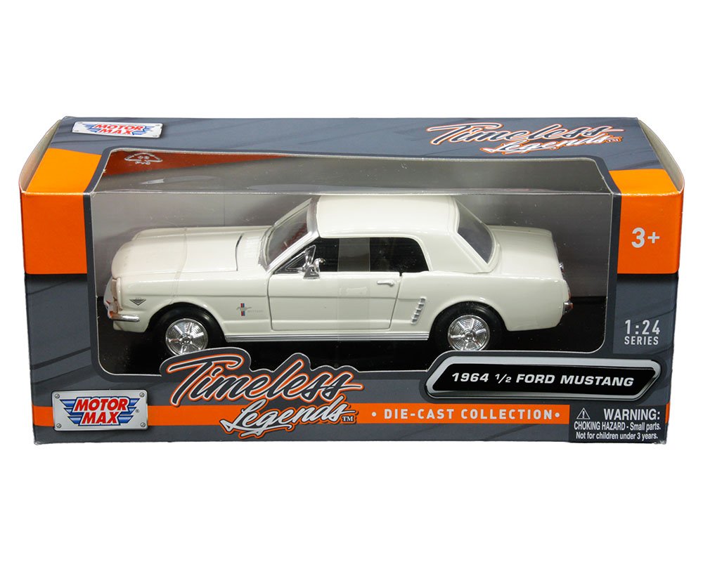 MODELO ESCALA 1:24 1964 1/2 Ford Mustang (White) – Timeless Legends