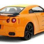 Jada 1:24 Naruto Shippuden Naruto & 2009 Nissan GT-R (R35) (Orange/Grey)