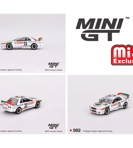 Mini GT 1:64 Nissan Skyline GT-R (R32) Gr. A #23 1990 Macau Guia Race Winner – MiJo Exclusives