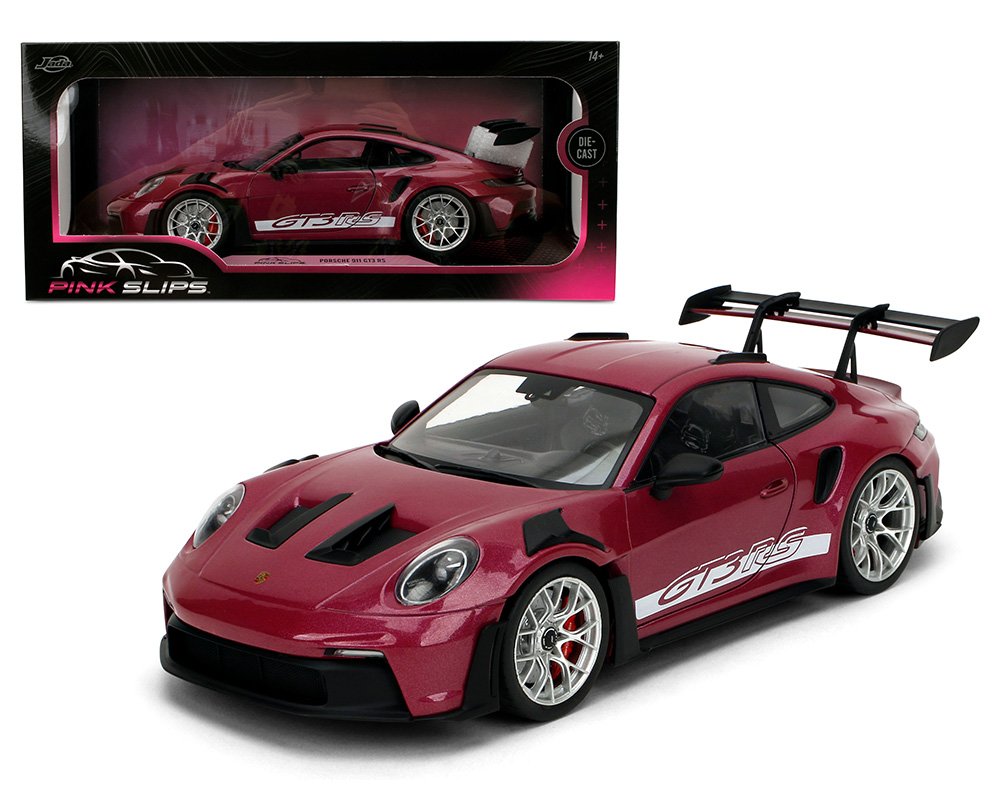 Jada 1:18 Porsche 911 GT3 RS – Metallic Cabernet – Pink Slips Wave 6