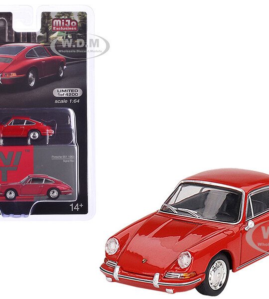 MODELO Mini GT 1:64 Porsche 901 1963 – Signal Red- Mijo Exclusives