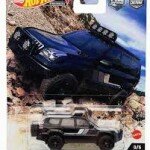 Hot Wheels 1:64 TOYOTA LAND CRUISER – BLACK – Car Culture Off Road – CHASE NEGRO 4X4