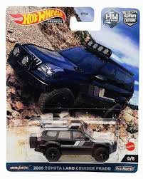 Hot Wheels 1:64 TOYOTA LAND CRUISER – BLACK – Car Culture Off Road – CHASE NEGRO 4X4