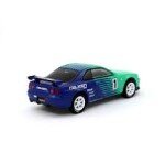 MODELO ESCALA 1:64 MiJo Tarmac Exclusives – 2002 Nissan Skyline GT-R (R34) – Falken Tires