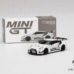 MODELO ESCALA 1/64 LB-Silhouette WORKS GT NISSAN 35GT-RR Ver.2 White LBWK - MINIGT