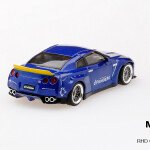 MODELO ESCALA 1/64 Pandem Nissan GT-R (R35) Velocity Blue