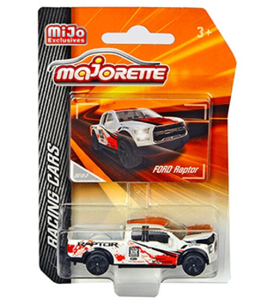 MODELO ESCALA Majorette 1:64 Racing Cars – Ford Raptor (White) – MiJo Exclusives