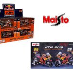 Maisto MotoGP 1:18 RC16 2021 Red Bull KTM Factory Racing #33 B. Binder #88 M. Oliveira - MOTO