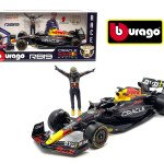 Bburago 1:24 Race F1 Oracle Red Bull RB19 2023 #1 Max Verstappen with Max Figure - incluye figura